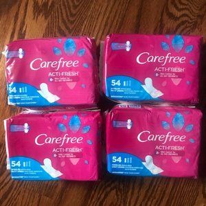 4 Carefree REGULR Liners Pantiliners Unscented
